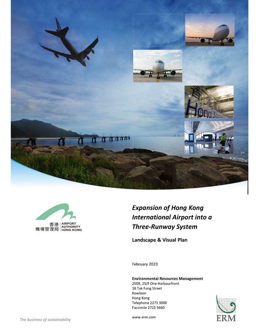 A brochure of an airplane flying over a beach